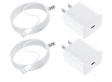 Apple Fast Charger 2-Pack with USB-C Cable