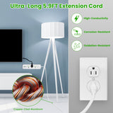 Power Strip with USB & Extension Cord