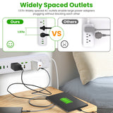 Power Strip with USB & Extension Cord